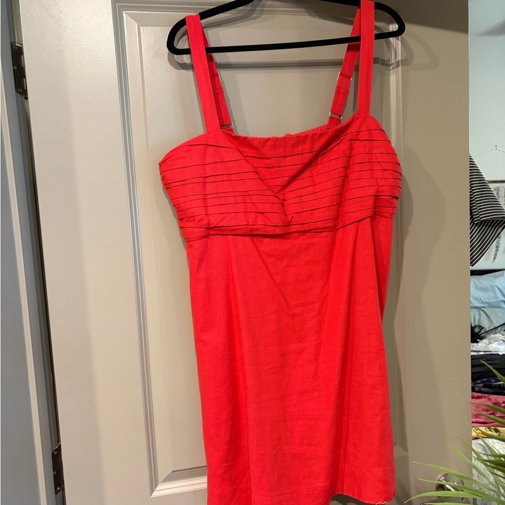 Abercrombie Bright Red Sleeveless Sundress